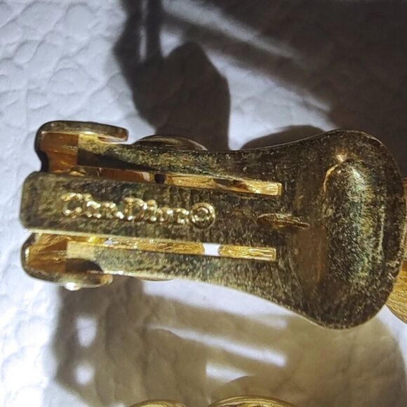 CHRISTIAN DIOR vintage earrings EUC - Picture 8 of 9